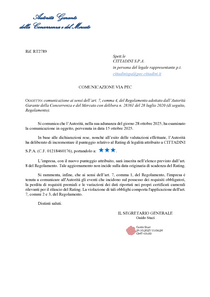 RATING LEGALITà