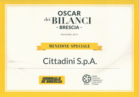 Oscar dei Bilanci ed. 2017 | Cittadini