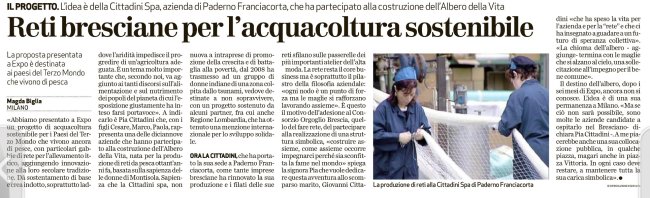 Article de Bresciaoggi - 3 mai 2015