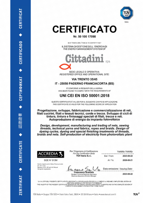 Certificazione ISO 50001