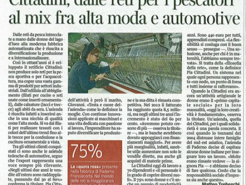  Articolo Corriere Sera  - 25 aprile 2013 | Cittadini