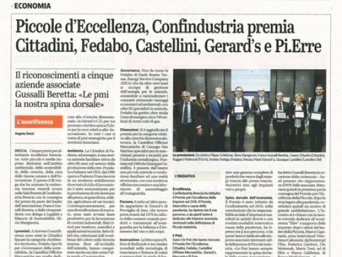Giornale di Brescia - Premio Eccellenza PMI 2022