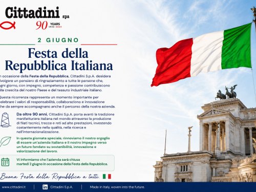 Festa della Repubblica Italiana – 2 Giugno 